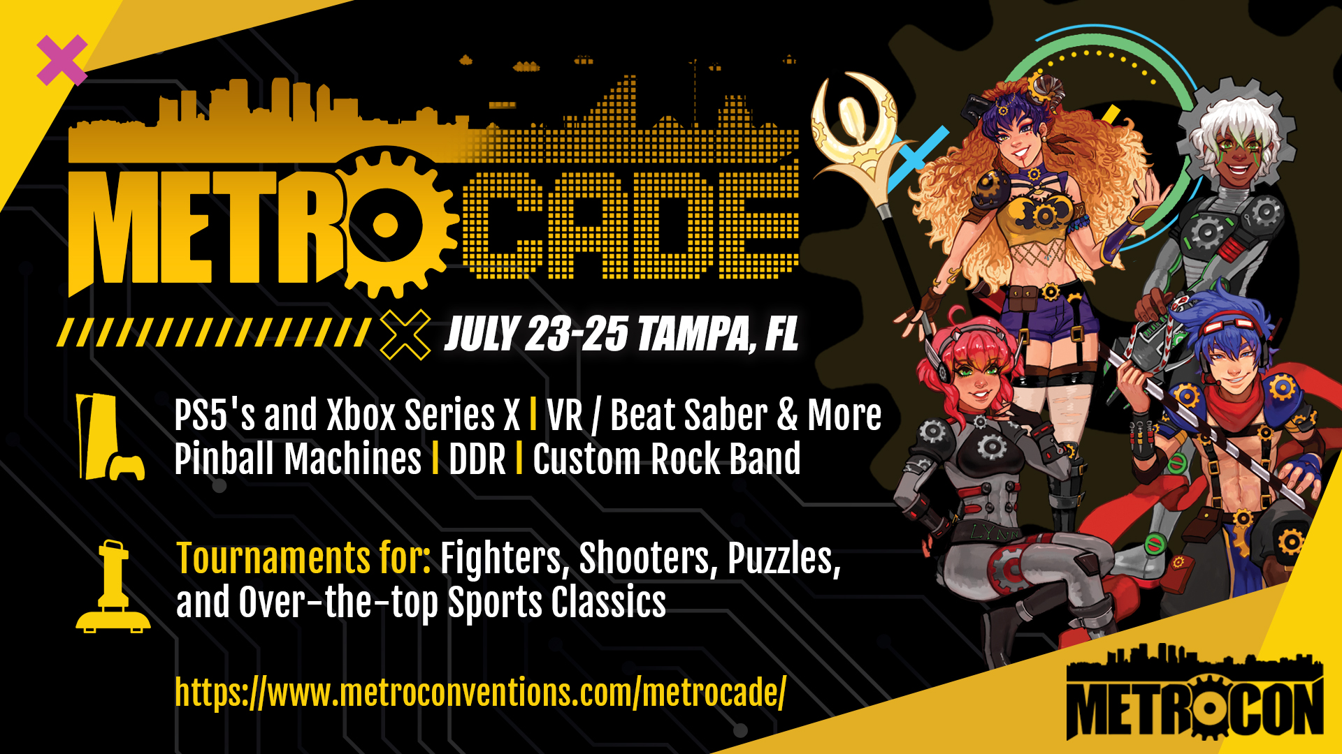 METROcade METROCON Florida's Largest Anime Convention